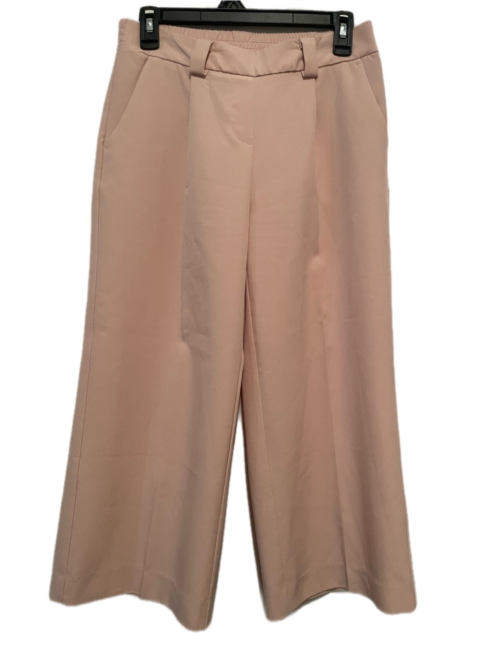 Takara Wide-Leg Cropped Pants in Dusty Rose